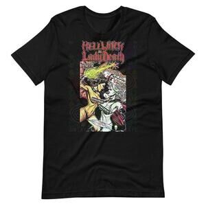 Hellwitch Vs Lady Death Halloween Horror T-Shirt Evil Scary Comic Graphic Shirt
